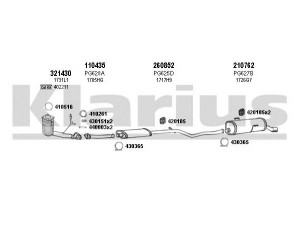 KLARIUS 630692E išmetimo sistema