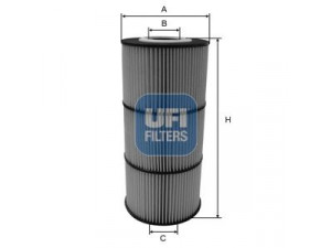 UFI 25.156.00 alyvos filtras 
 Techninės priežiūros dalys -> Techninės priežiūros intervalai
A4721800109, A4721800309, A4721800409