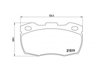 BREMBO P 44 015 stabdžių trinkelių rinkinys, diskinis stabdys 
 Techninės priežiūros dalys -> Papildomas remontas
SFP000140, SFP000260, STC1275