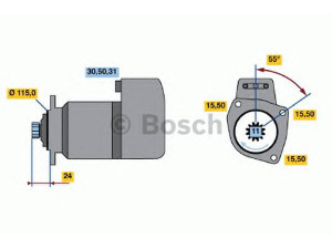 BOSCH 0 001 417 059 starteris
4936699