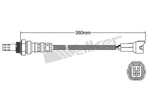 WALKER PRODUCTS 250-24372 lambda jutiklis 
 Variklis -> Variklio elektra
18213 65G00, 18213 67D30