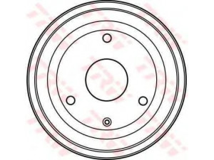 TRW DB4079 stabdžių būgnas 
 Stabdžių sistema -> Būgninis stabdys -> Stabdžių būgnas
95600003