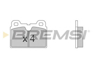 BREMSI BP2202 stabdžių trinkelių rinkinys, diskinis stabdys 
 Techninės priežiūros dalys -> Papildomas remontas
424897, 425063, 0043251300, 0043267700