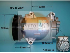 AUTO AIR GLOUCESTER 14-1111 kompresorius, oro kondicionierius 
 Oro kondicionavimas -> Kompresorius/dalys
8671016163, 92600BN701, 7711135105