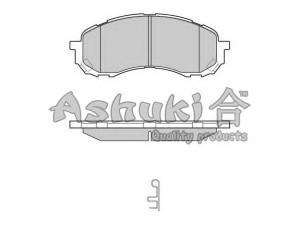 ASHUKI S011-47 stabdžių trinkelių rinkinys, diskinis stabdys 
 Techninės priežiūros dalys -> Papildomas remontas
26296-AE190, 26296-AE200, 26296-FG000