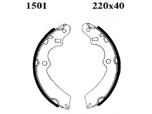 BSF 01501 stabdžių trinkelių komplektas 
 Techninės priežiūros dalys -> Papildomas remontas
5320050800, 5321085250, 5321085260