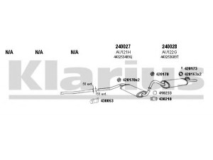 KLARIUS 940303E išmetimo sistema 
 Išmetimo sistema -> Išmetimo sistema, visa