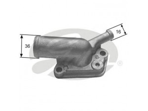 GATES TH12087G1 termostatas, aušinimo skystis 
 Aušinimo sistema -> Termostatas/tarpiklis -> Thermostat
7581200, 7581201, 7581635, 7581201