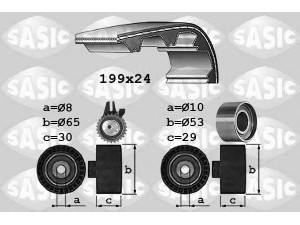 SASIC 1756028 paskirstymo diržo komplektas 
 Techninės priežiūros dalys -> Papildomas remontas
71754559, 71754563, 71754559, 71754563