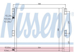 NISSENS 940075 kondensatorius, oro kondicionierius 
 Oro kondicionavimas -> Kondensatorius
20809759, 74 20 809 759, 20809759