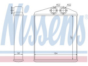 NISSENS 72661 šilumokaitis, salono šildymas 
 Šildymas / vėdinimas -> Šilumokaitis
1618 222, 9196140, 1618 222, 9196140