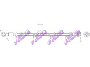 Brovex-Nelson H4653 stabdžių žarnelė 
 Stabdžių sistema -> Stabdžių žarnelės
46204C6000, 4621001J10, 4621001J11