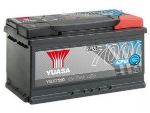 YUASA YBX7110 starterio akumuliatorius 
 Elektros įranga -> Akumuliatorius