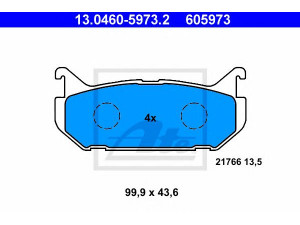 ATE 13.0460-5973.2 stabdžių trinkelių rinkinys, diskinis stabdys 
 Techninės priežiūros dalys -> Papildomas remontas
3395842, 3898005, G5Y6-26-43ZA