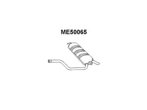 VENEPORTE ME50065 galinis duslintuvas 
 Išmetimo sistema -> Duslintuvas
1244902521, 1244902721, 1244910600