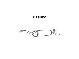 VENEPORTE CT15051 galinis duslintuvas 
 Išmetimo sistema -> Duslintuvas
9558599245