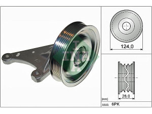 INA 532 0773 10 kreipiantysis skriemulys, V formos rumbuotas diržas 
 Diržinė pavara -> V formos rumbuotas diržas/komplektas -> Laisvasis/kreipiamasis skriemulys
9674960980