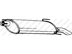 BOSAL 185-221 galinis duslintuvas 
 Išmetimo sistema -> Duslintuvas
58 52 028, 58 52 909, 58 52 951