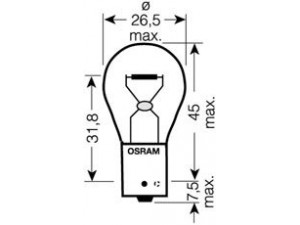 OSRAM 7507DC-02B lemputė, indikatorius; lemputė, stabdžių žibintas; lemputė, atbulinės eigos žibintas; lemputė, padėtis/atšvaitas; lemputė, indikatorius; lemputė, stabdžių žibintas; lemputė, padėtis/atšvaitas; lemputė, atbulinės eigos žibintas 
 Elektros įranga -> Šviesos -> Kombinuotas galinis žibintas/dalys -> Kombinuoto galinio žibinto lemputė