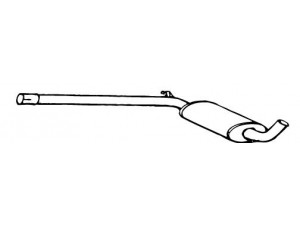 WALKER 70524 vidurinis duslintuvas 
 Išmetimo sistema -> Duslintuvas
1L0253409AC, 1L0253409D, 1L0253409M