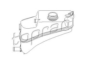 TOPRAN 722 603 išsiplėtimo bakelis, aušinimo skystis 
 Aušinimo sistema -> Radiatorius/alyvos aušintuvas -> Išsiplėtimo bakelis, variklio aušinimo skystis
1323 14, 1323 14