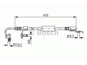 BOSCH 1 987 476 623 stabdžių žarnelė 
 Stabdžių sistema -> Stabdžių žarnelės
1000743, 6758851, 6823334, 92AB 2282 AB