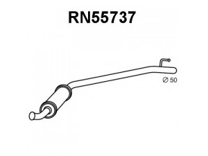 VENEPORTE RN55737 vidurinis duslintuvas 
 Išmetimo sistema -> Duslintuvas
2020000QAA, 5854220, 8200180458