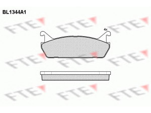 FTE BL1344A1 stabdžių trinkelių rinkinys, diskinis stabdys 
 Techninės priežiūros dalys -> Papildomas remontas
04492-87101, 04492-87102, BWYH-26-43Z