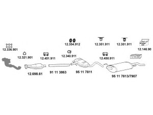 EBERSPÄCHER 12_358 išmetimo sistema 
 Išmetimo sistema -> Išmetimo sistema, visa