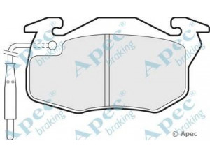 APEC braking PAD712 stabdžių trinkelių rinkinys, diskinis stabdys 
 Techninės priežiūros dalys -> Papildomas remontas
95659340, 95666970, 425091, 425092